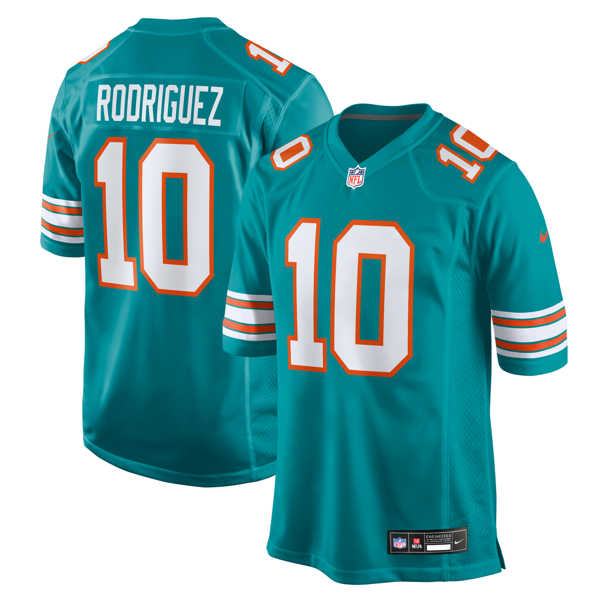 Men's Miami Dolphins Jacob Rodriguez Nike White Game Jersey