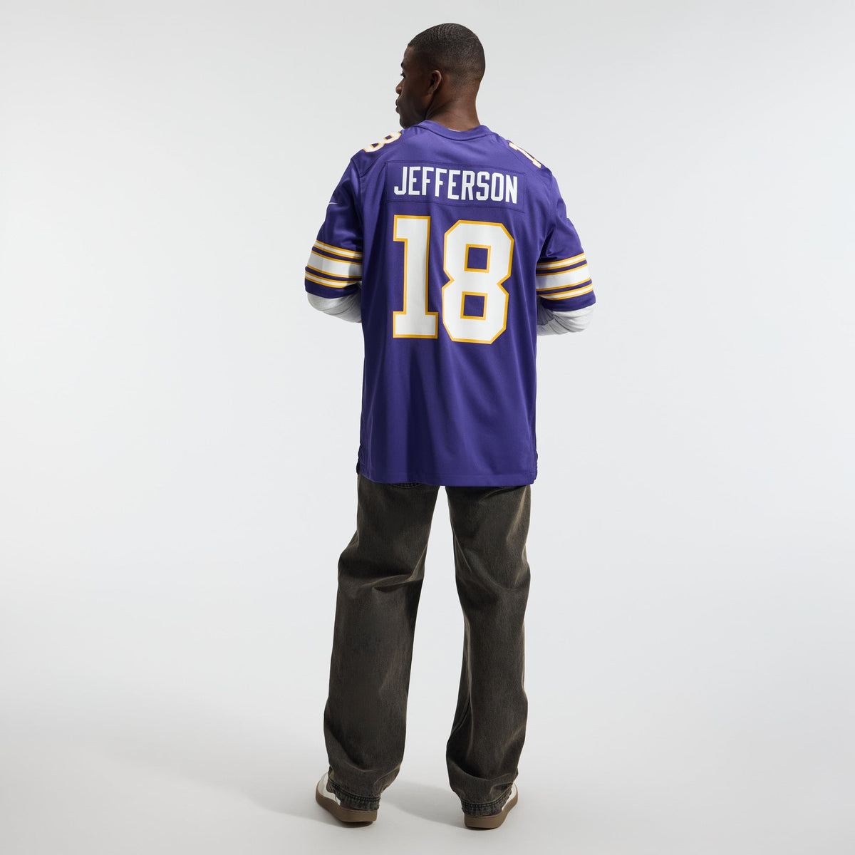 Men's Minnesota Vikings Justin Jefferson Nike Purple Classic Player Game Jersey