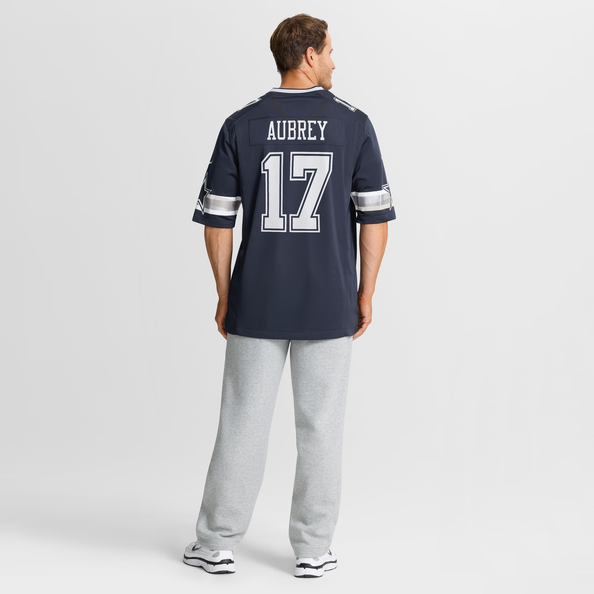 Men's Dallas Cowboys Brandon Aubrey Nike White Game Jersey