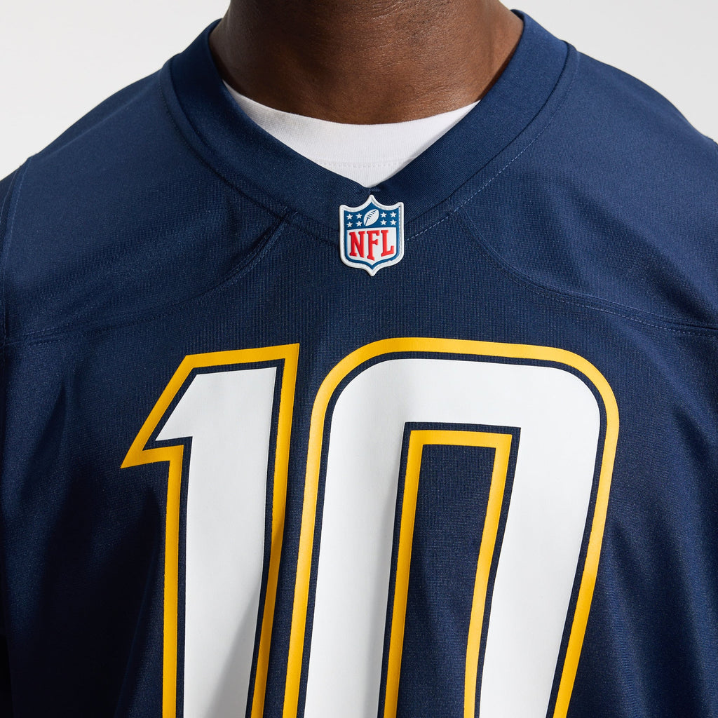 Men's Los Angeles Chargers Justin Herbert Nike Navy Alternate Super Chargers Game Player Jersey
