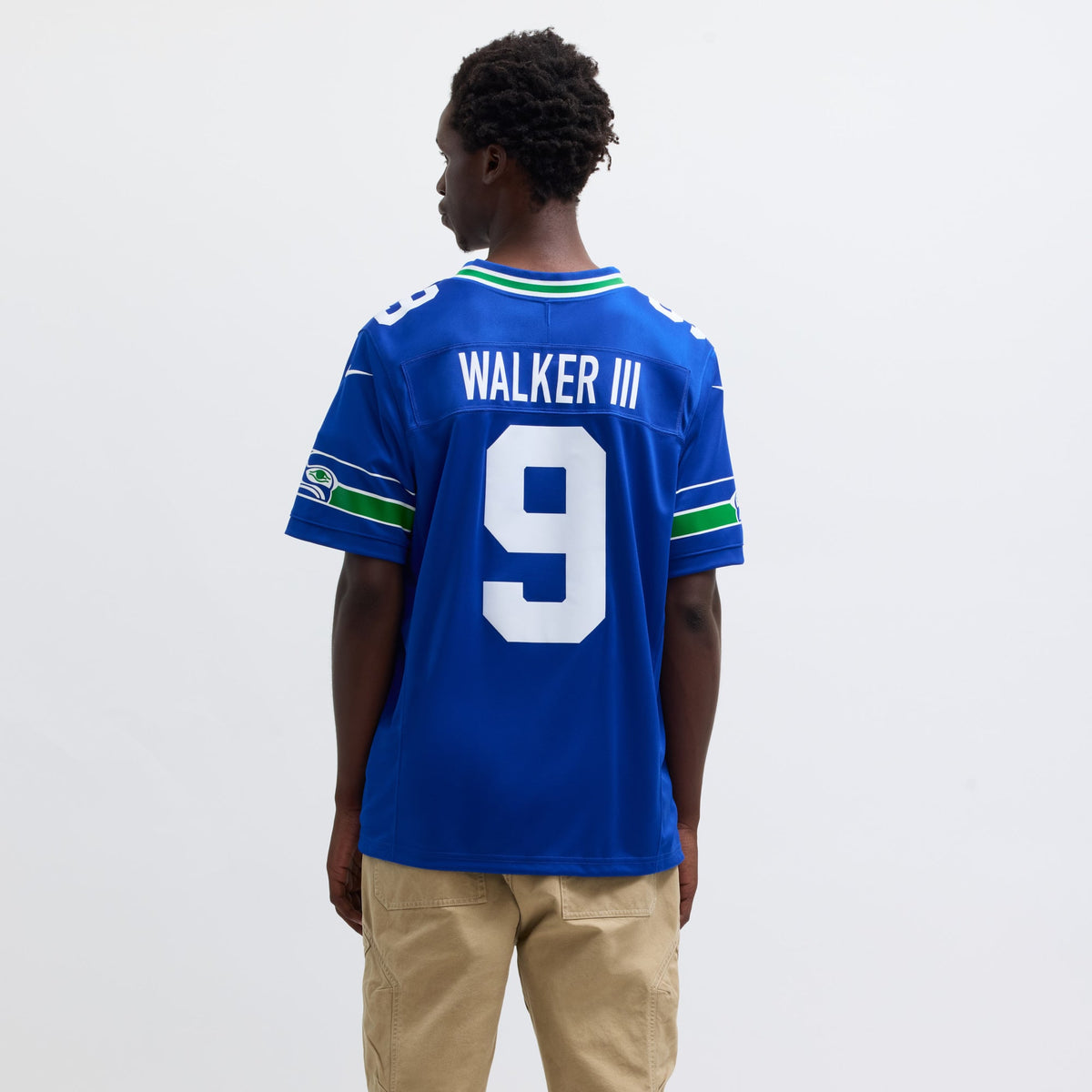 Men's Seattle Seahawks Kenneth Walker III Nike Royal Vapor F.U.S.E. Limited Jersey