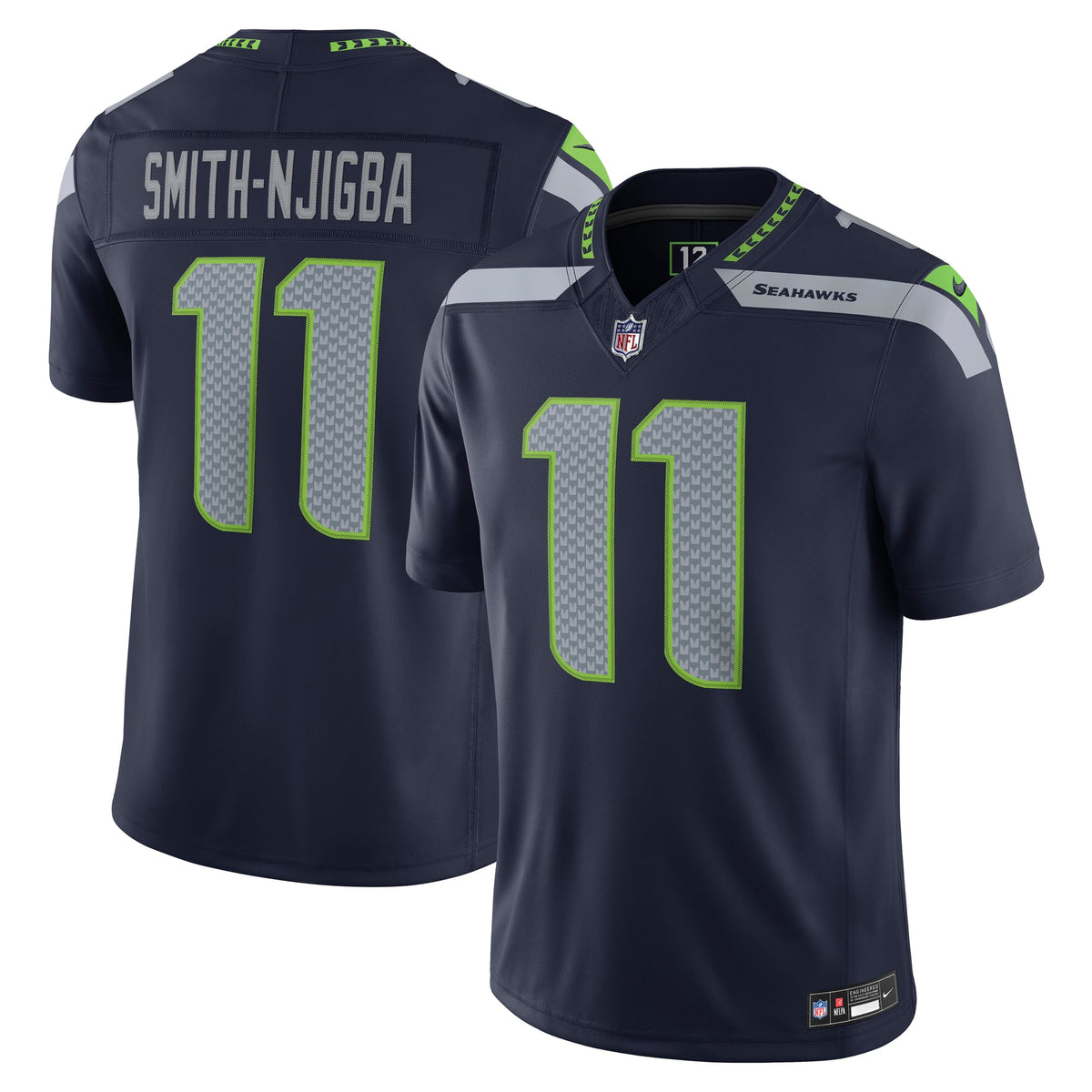 Men's Seattle Seahawks Jaxon Smith-Njigba Nike Royal Alternate Vapor F.U.S.E. Stitched Limited Jersey