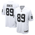 Men's Las Vegas Raiders Brock Bowers Nike  White Game Jersey