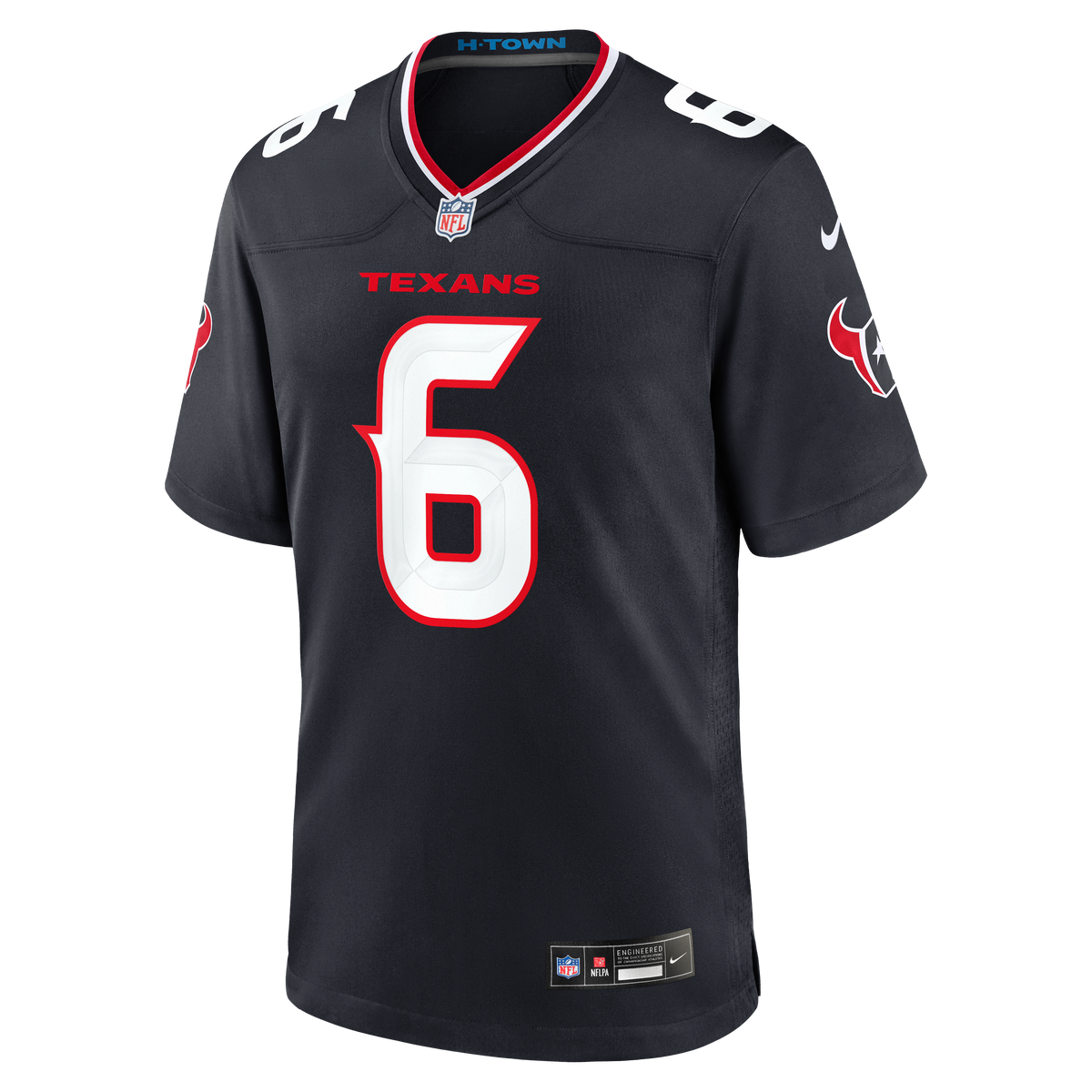 Men's Houston Texans Reed Blankenship Nike  Navy Team Game Jersey