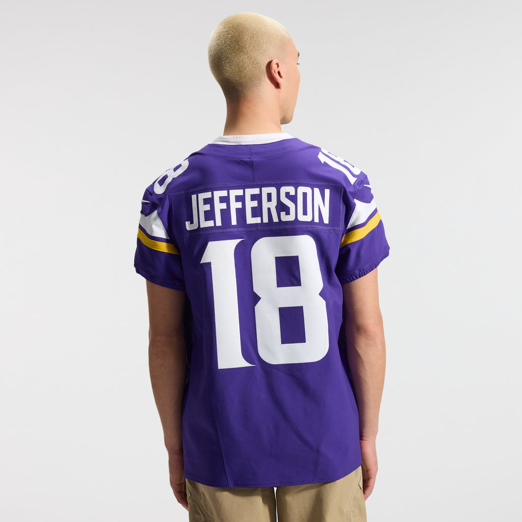 Men's Minnesota Vikings Justin Jefferson Nike Purple Team Vapor F.U.S.E. Elite Jersey