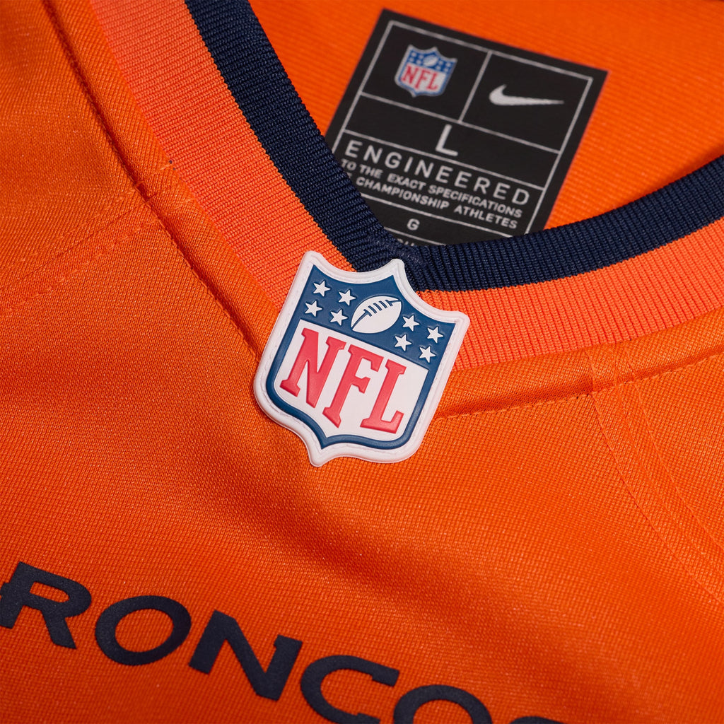 Men's Denver Broncos Karene Reid Nike  Orange Team Game Jersey