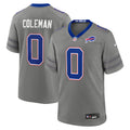 Men's Buffalo Bills Keon Coleman Nike Gray Nickel City Game Jersey