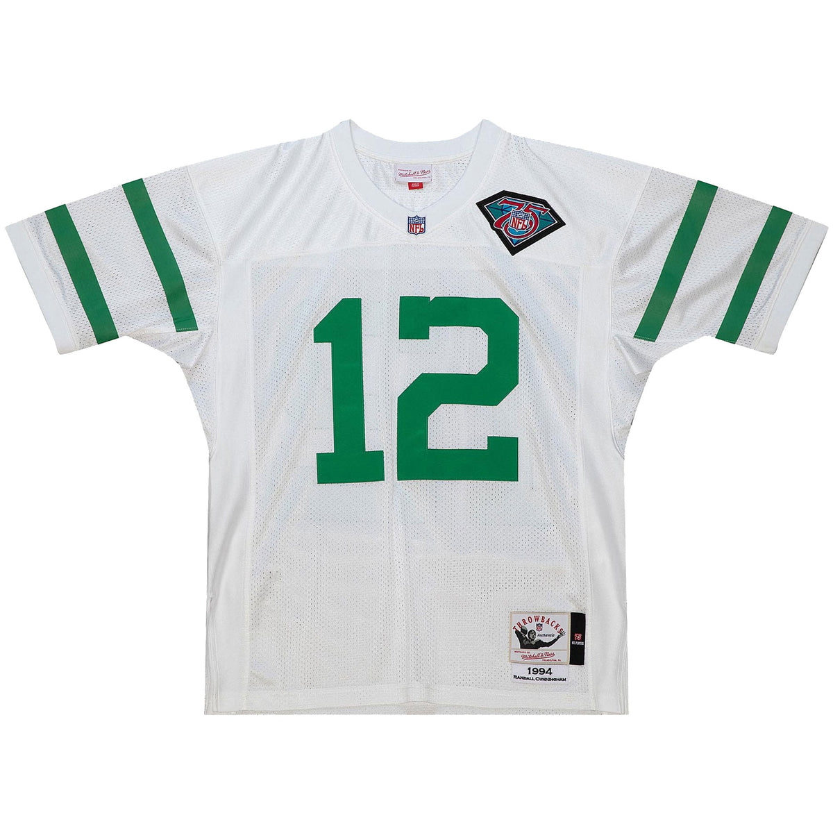 Men's Philadelphia Eagles 1992 Randall Cunningham Mitchell & Ness Green Authentic Throwback Retired Player Jersey