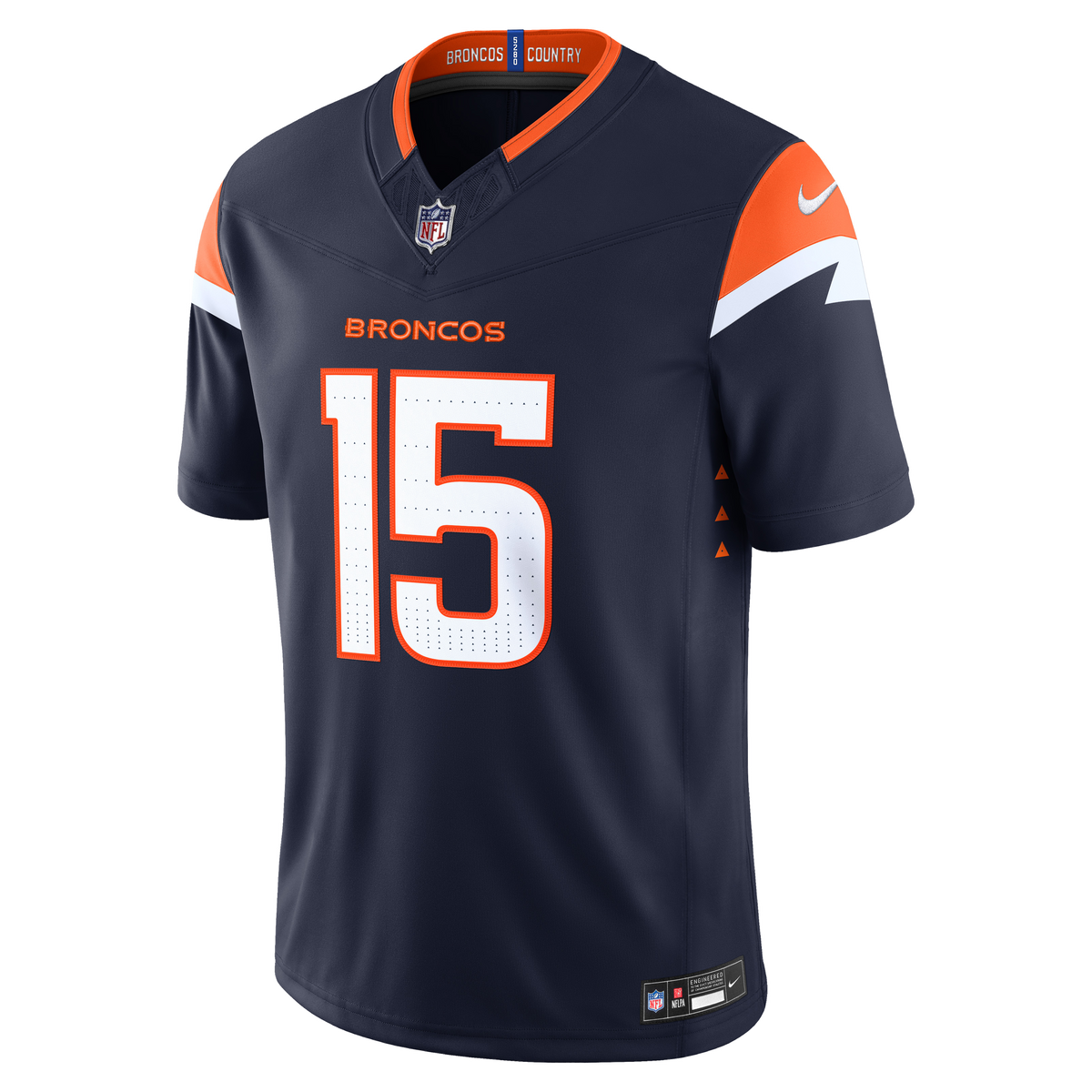 Men's Denver Broncos Nik Bonitto Nike Orange Alternate Mile High Collection 1977 Throwback Vapor F.U.S.E. Stitched Limited Jersey