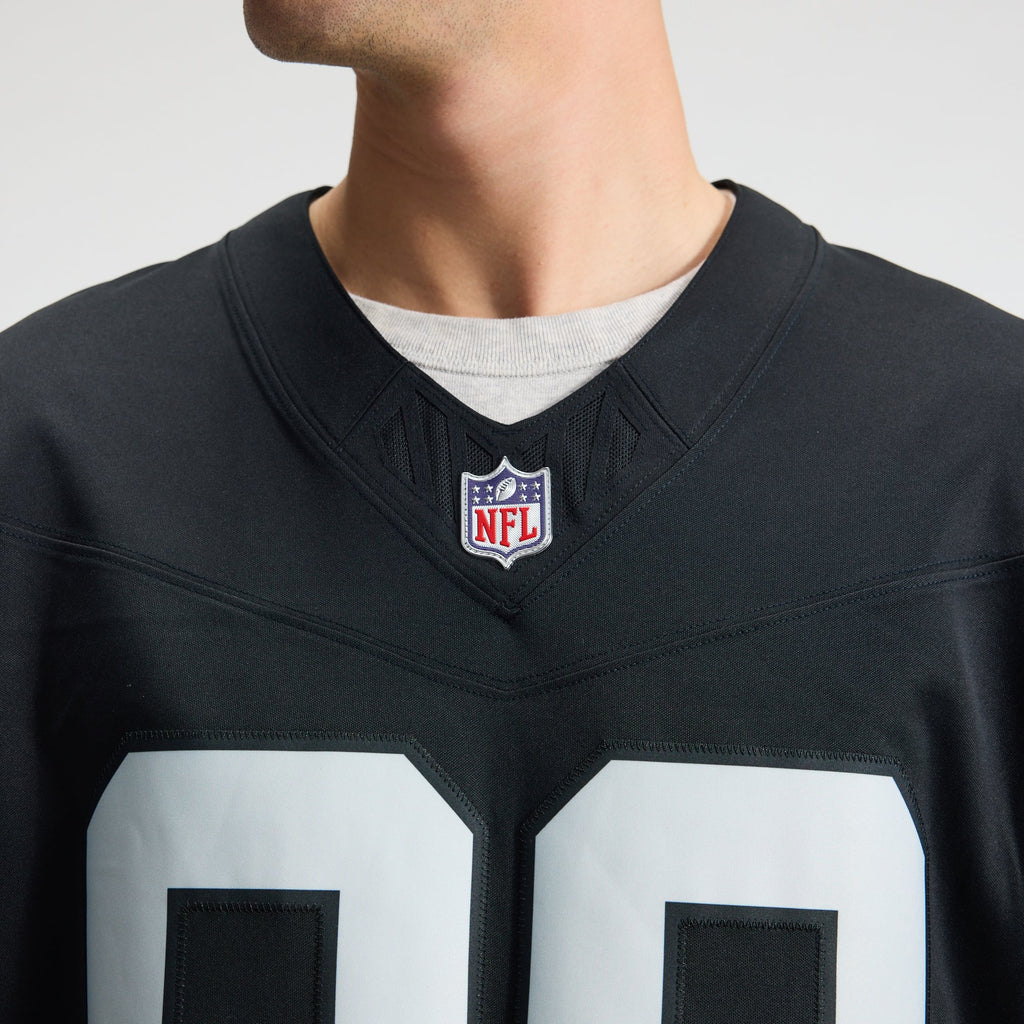 Men's Las Vegas Raiders Brock Bowers Nike White Vapor F.U.S.E. Stitched Limited Jersey