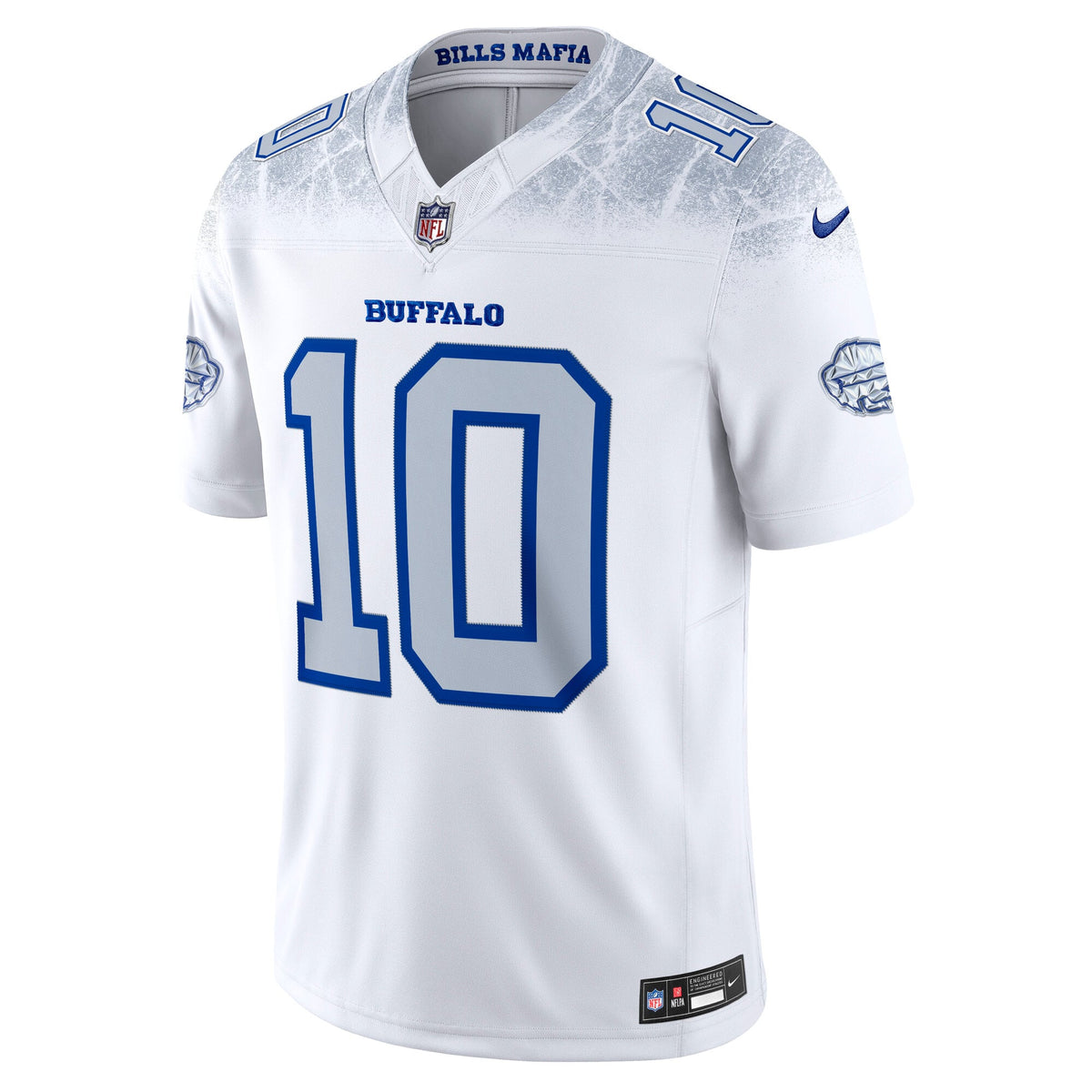 Men's Buffalo Bills Khalil Shakir Nike White Rivalries Collection Stitched Limited Jersey