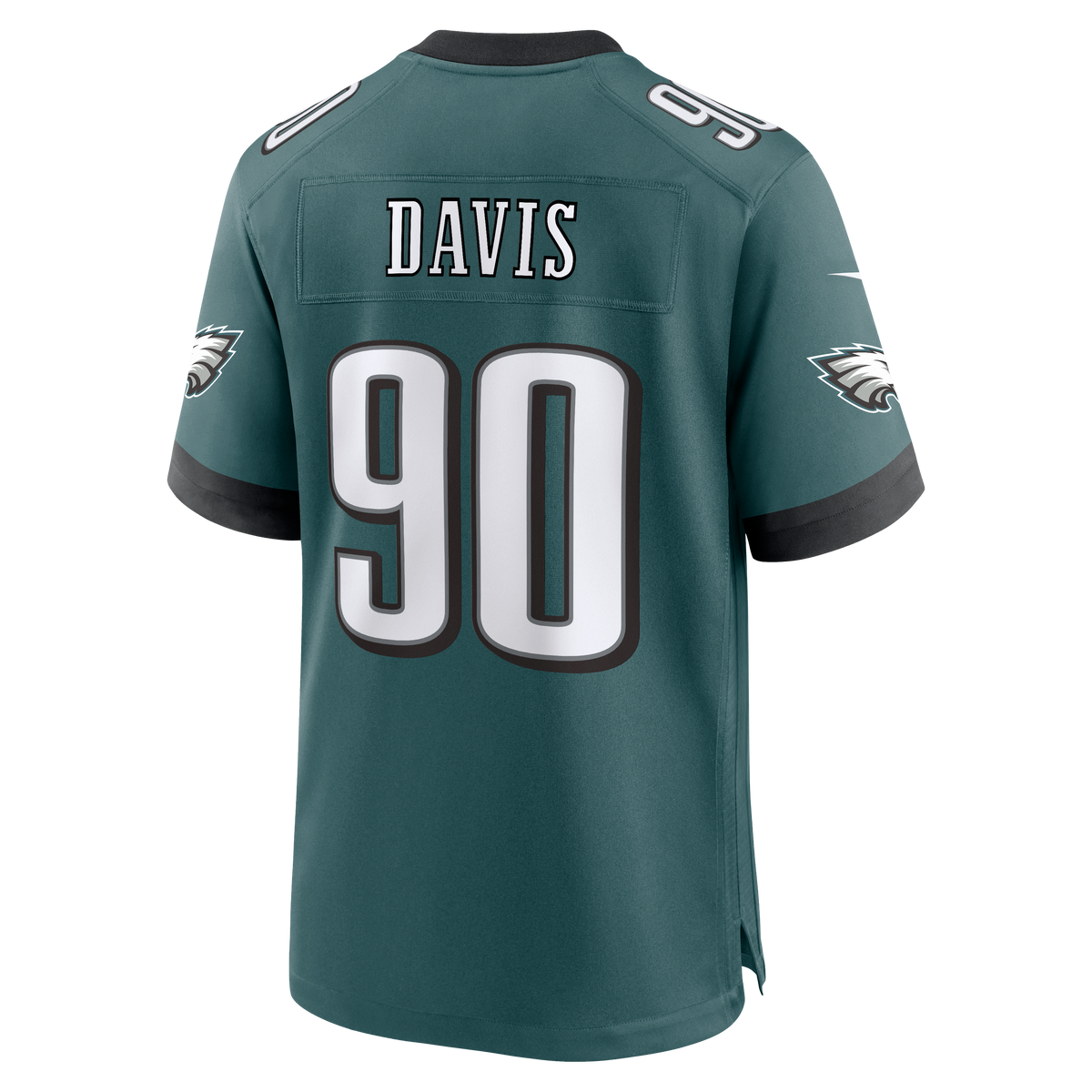 Men's Philadelphia Eagles Jordan Davis Nike Kelly Green Alternate Game Jersey