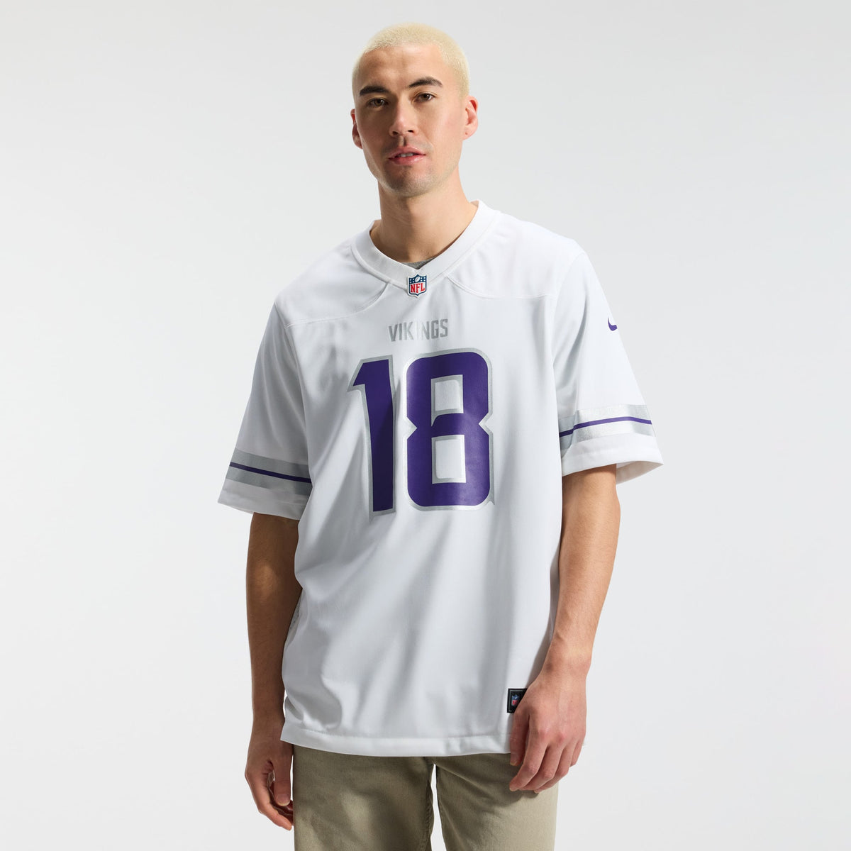 Men's Minnesota Vikings Justin Jefferson Nike Purple Classic Player Game Jersey