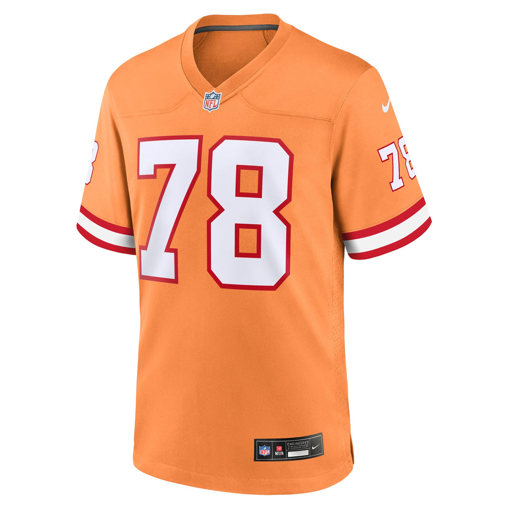 Men's Tampa Bay Buccaneers Tristan Wirfs Nike Orange Alternate Game Jersey