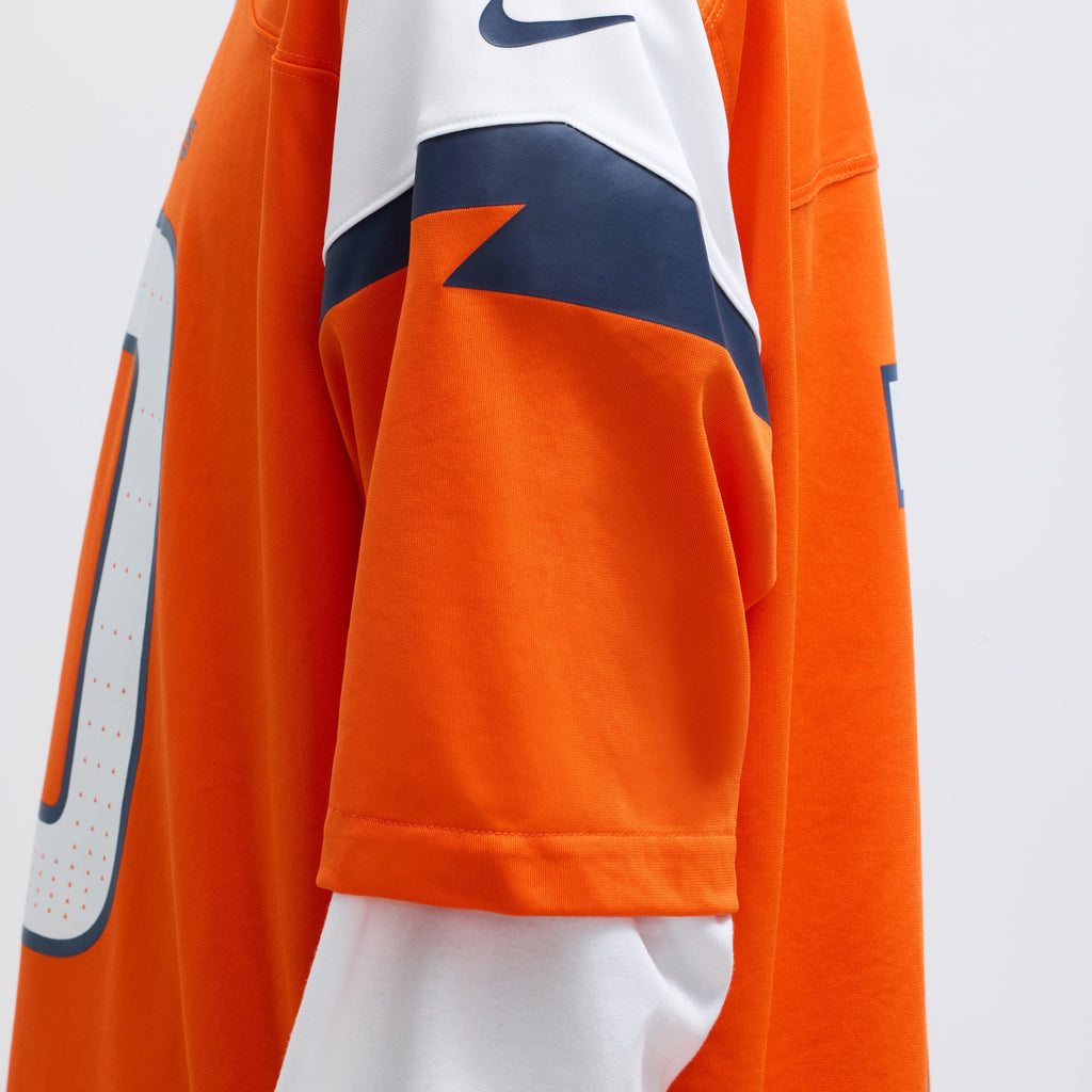 Men's Denver Broncos Bo Nix Nike  Navy Alternate Game Jersey