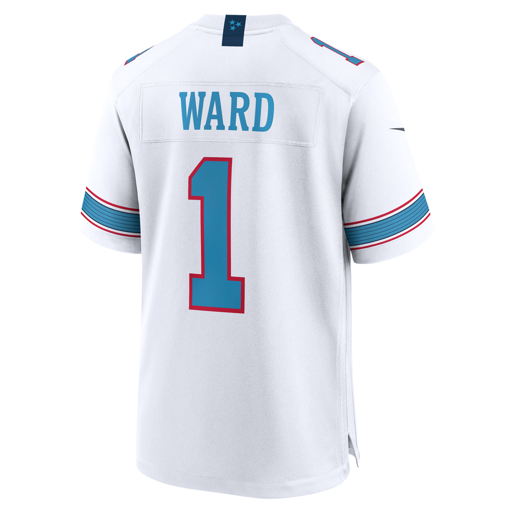 Men's Tennessee Titans Cameron Ward Nike Light Blue Game Jersey