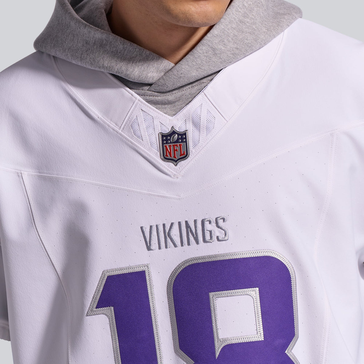 Men's Minnesota Vikings Justin Jefferson Nike White Alternate Vapor F.U.S.E. Elite Player Jersey