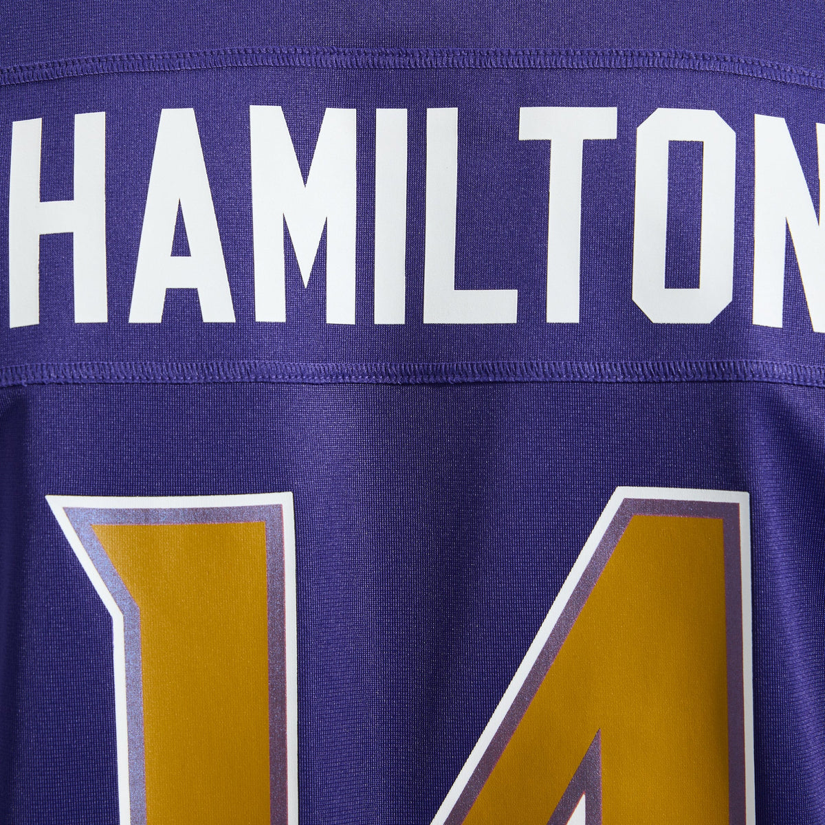 Men's Baltimore Ravens Kyle Hamilton Nike Black Alternate Game Jersey