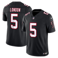Men's Atlanta Falcons Drake London Nike Black Alternate Throwback Vapor F.U.S.E. Stitched Limited Jersey