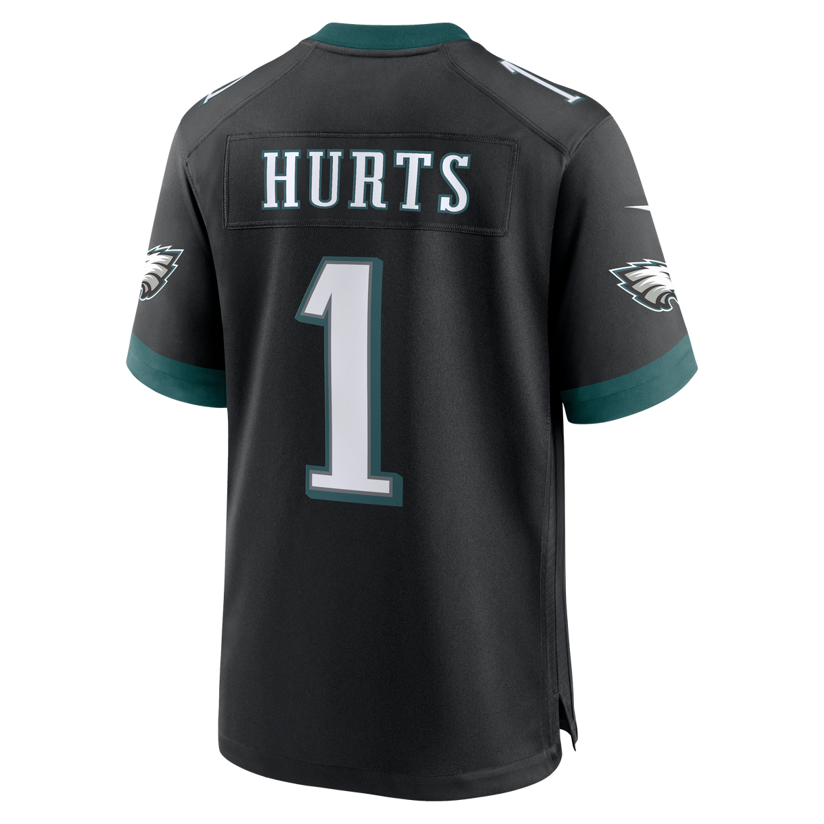 Men's Philadelphia Eagles Jalen Hurts Nike  Black Alternate Game Jersey