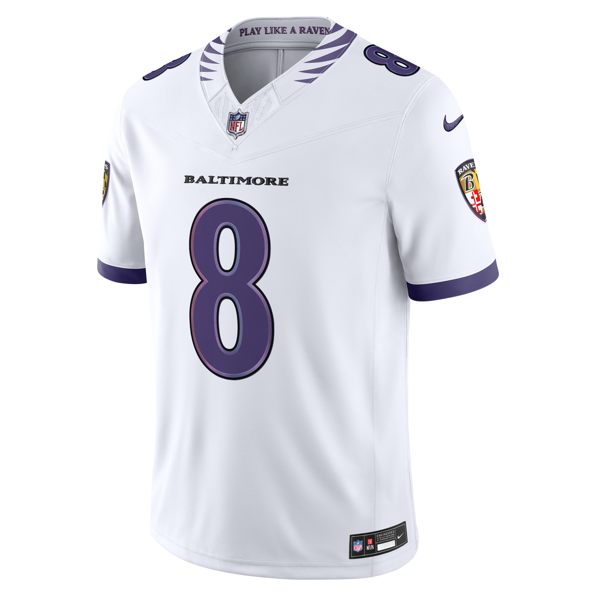 Men's Baltimore Ravens Lamar Jackson Nike Purple Team Vapor F.U.S.E. Stitched Limited Jersey
