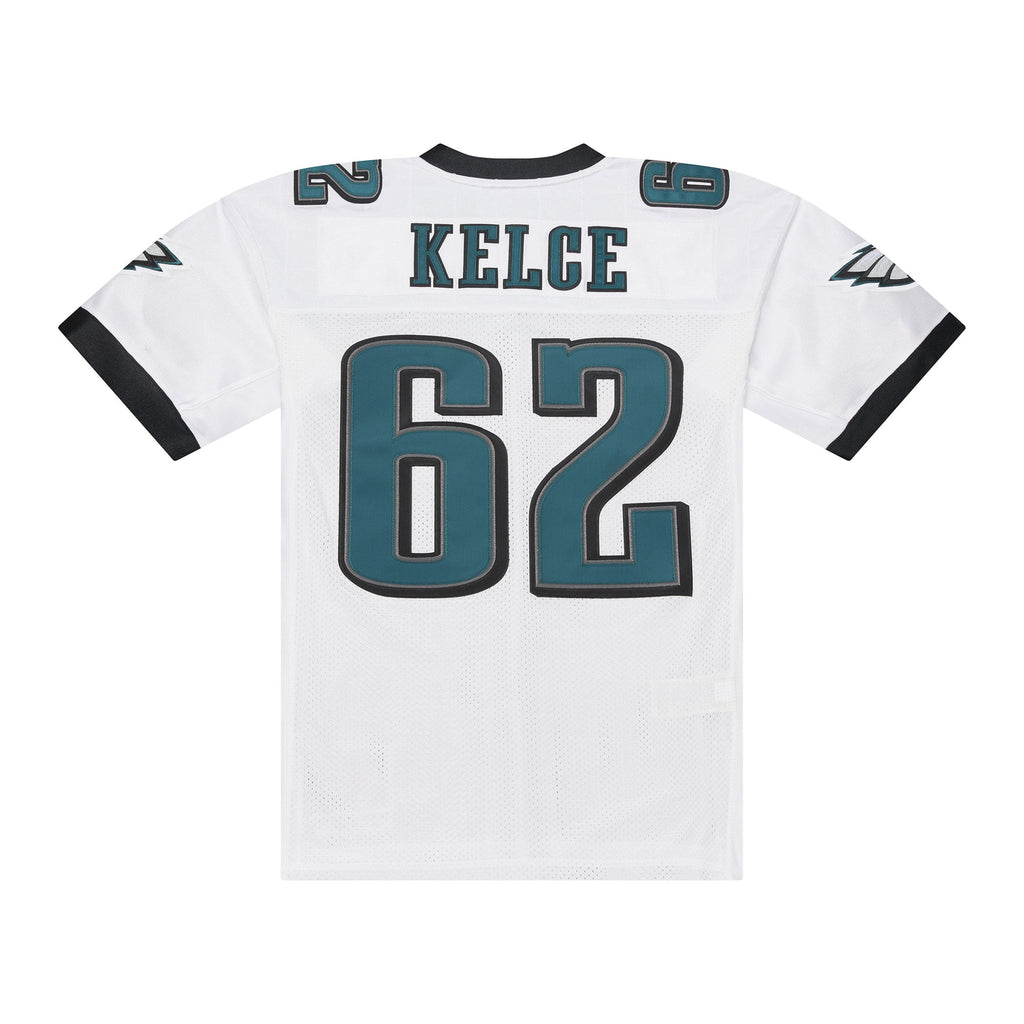 Men's Philadelphia Eagles Jason Kelce Mitchell & Ness White 2011 Authentic Throwback Jersey