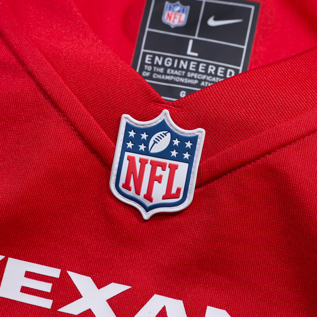 Men's Houston Texans Azeez Al-Shaair Nike  Navy Team Game Jersey