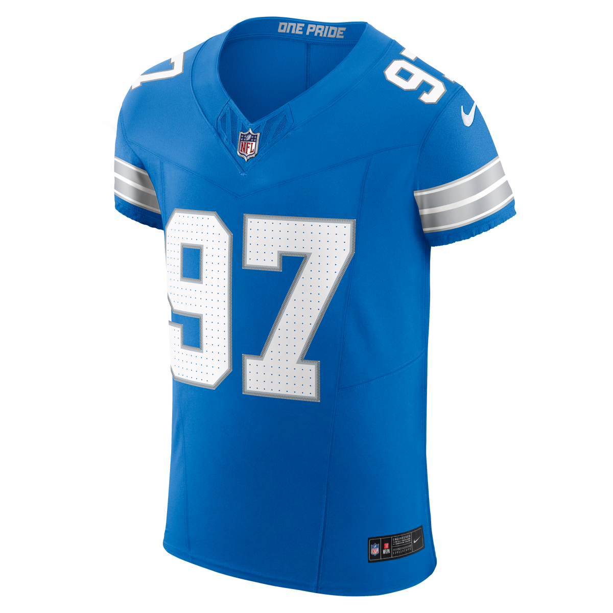 Men's Detroit Lions Aidan Hutchinson Nike Black Alternate Vapor F.U.S.E. Elite Jersey