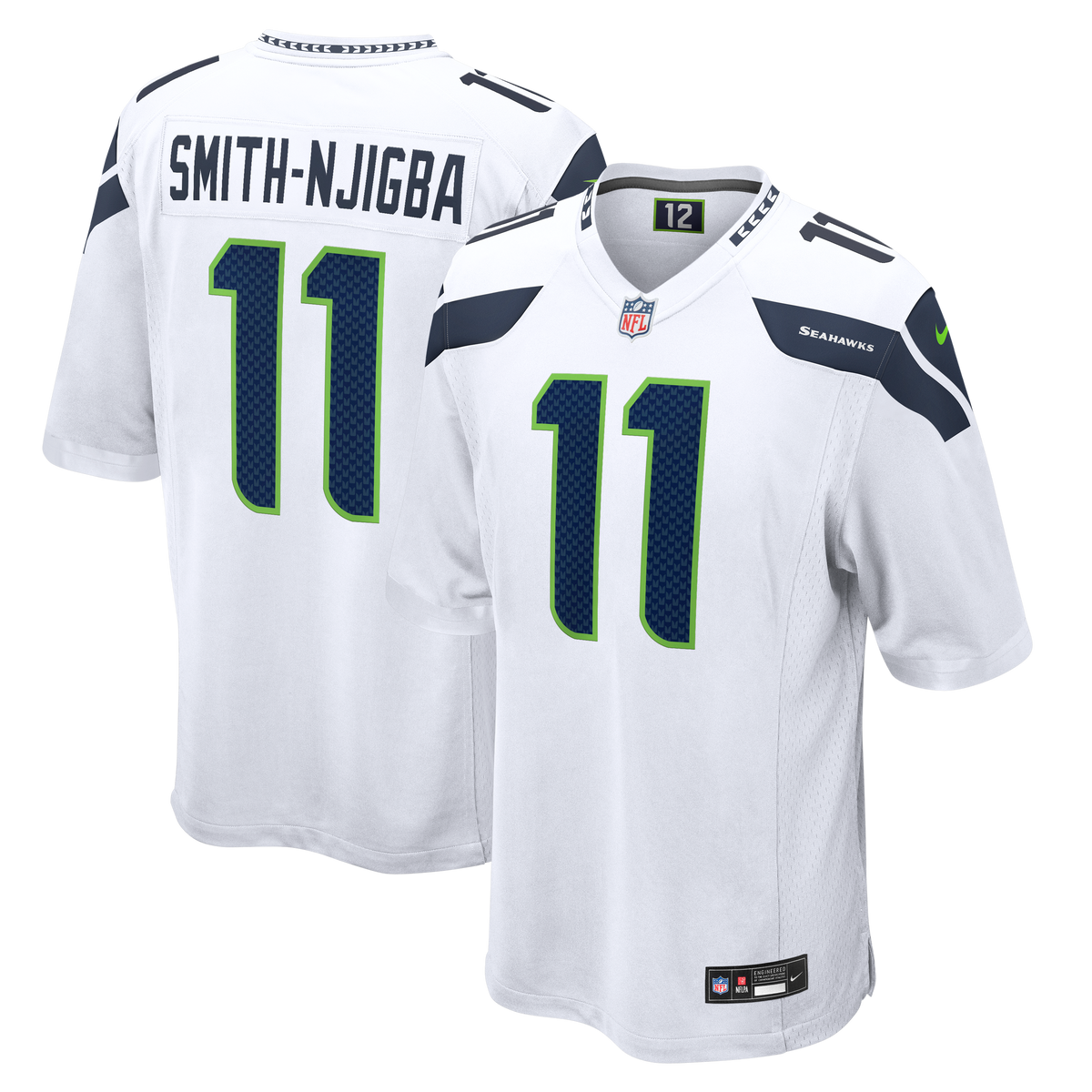 Men's Seattle Seahawks Jaxon Smith-Njigba Nike Royal Throwback Player Game Jersey