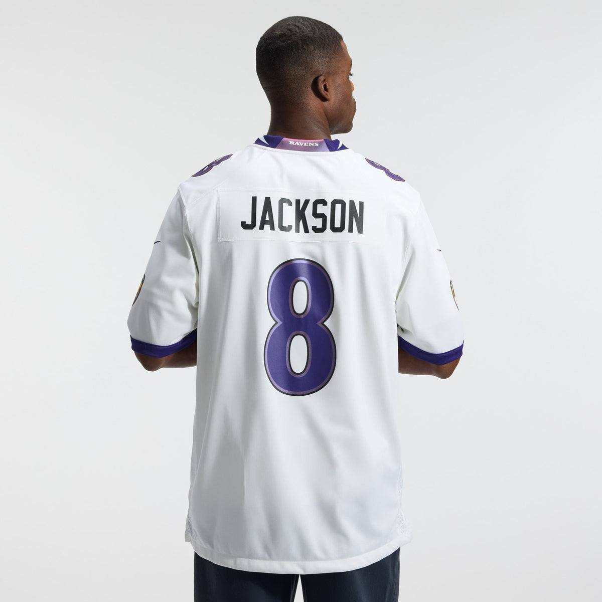 Men's Baltimore Ravens Lamar Jackson Nike Purple Alternate Game Jersey
