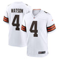 Men's Cleveland Browns Deshaun Watson Nike White Game Jersey