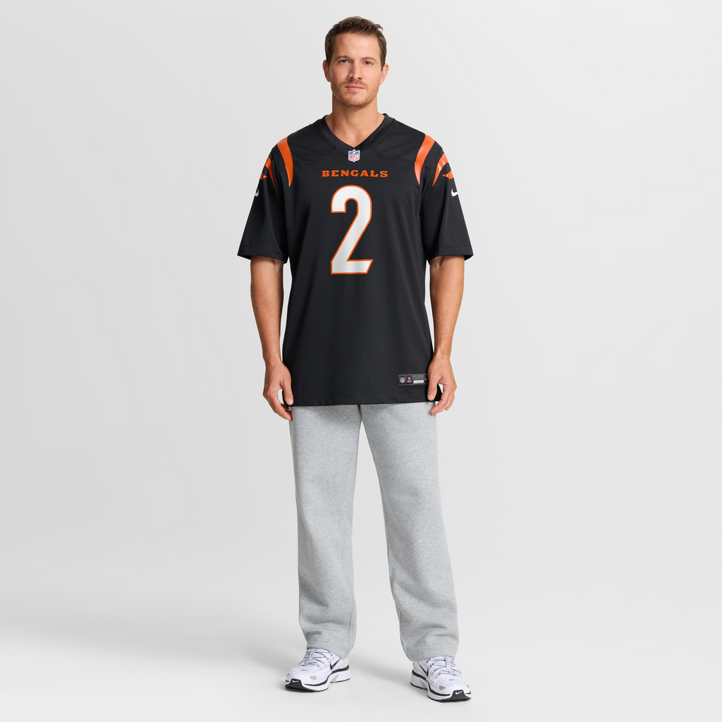 Men's Cincinnati Bengals Evan McPherson Nike Black Game Jersey