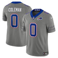 Men's Buffalo Bills Keon Coleman Nike Gray Nickel City Vapor F.U.S.E. Stitched Limited Jersey