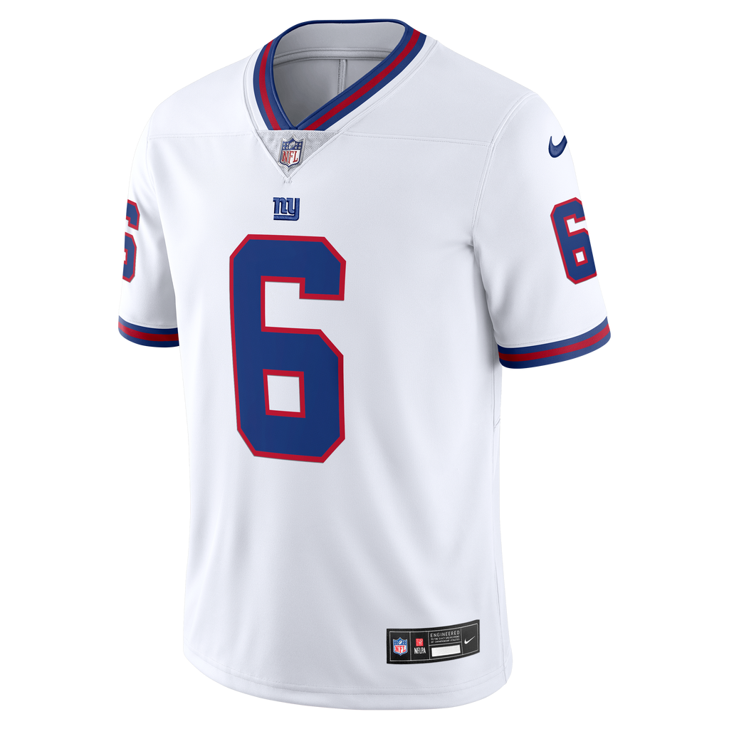Men's New York Giants Jaxson Dart Nike Royal Legacy Vapor Untouchable Stitched Limited Jersey