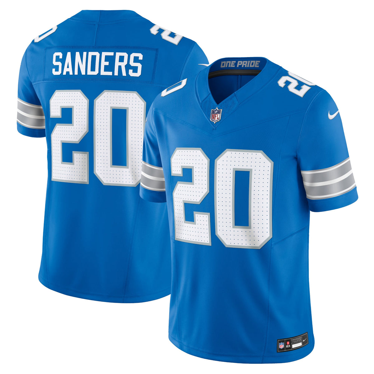 Men's Detroit Lions Barry Sanders Nike Black 2nd Alternate Vapor F.U.S.E. Limited Jersey