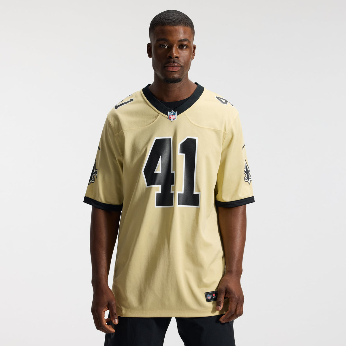 Men's New Orleans Saints Alvin Kamara Nike Gold Gameday Golds Alternate Game Player Jersey