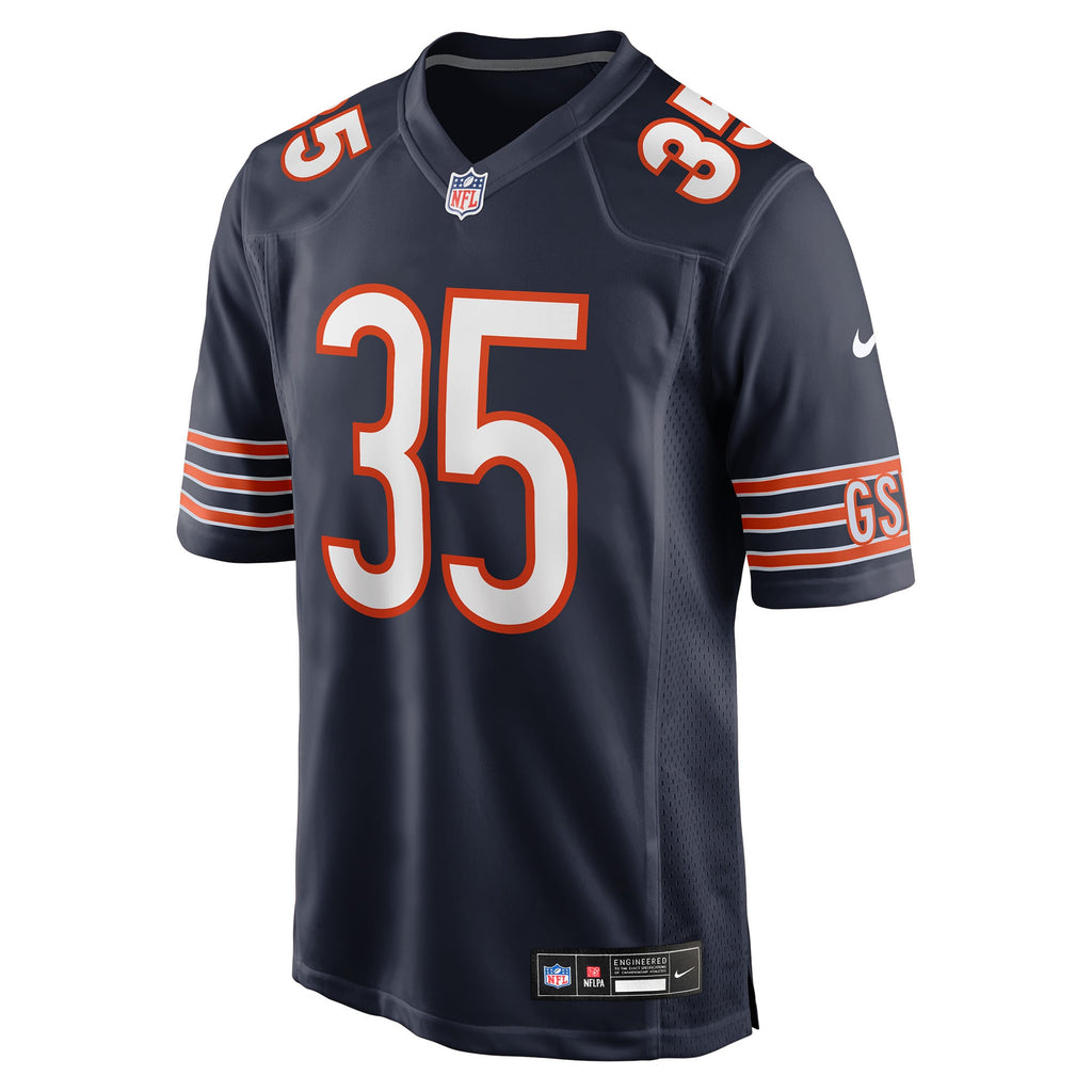 Men's Chicago Bears Deion Hankins Nike  Navy Team Game Jersey
