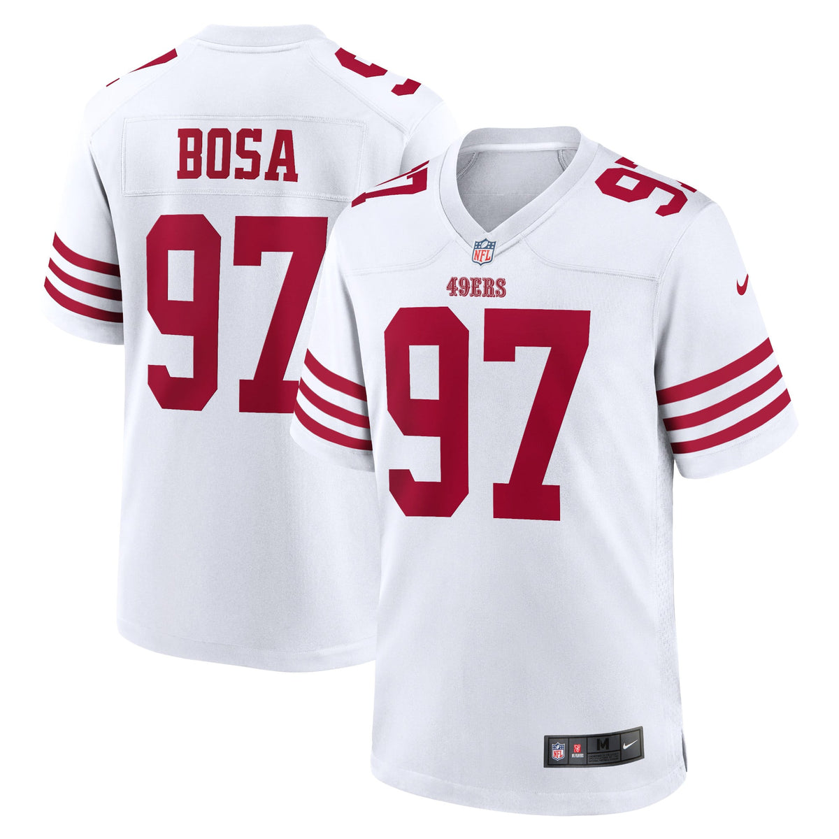 Men's San Francisco 49ers Nick Bosa Nike Scarlet Player Game Jersey