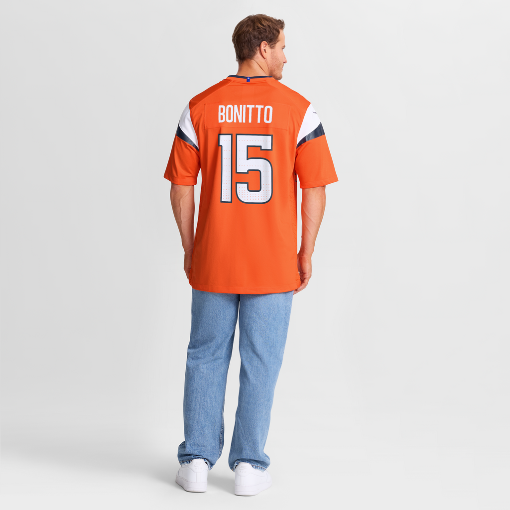 Men's Denver Broncos Nik Bonitto Nike  Navy Alternate Game Jersey