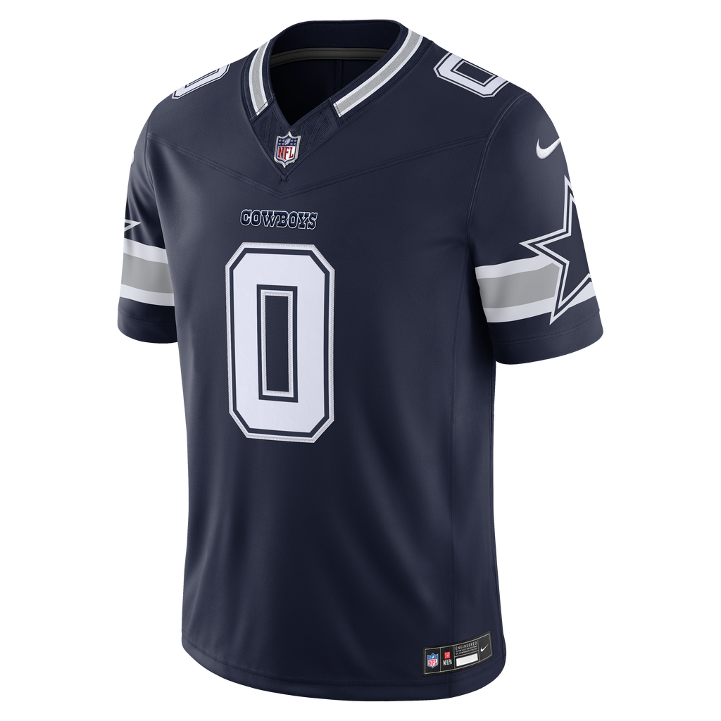 Men's Dallas Cowboys DeMarvion Overshown Nike Navy Team Vapor F.U.S.E. Stitched Limited Jersey