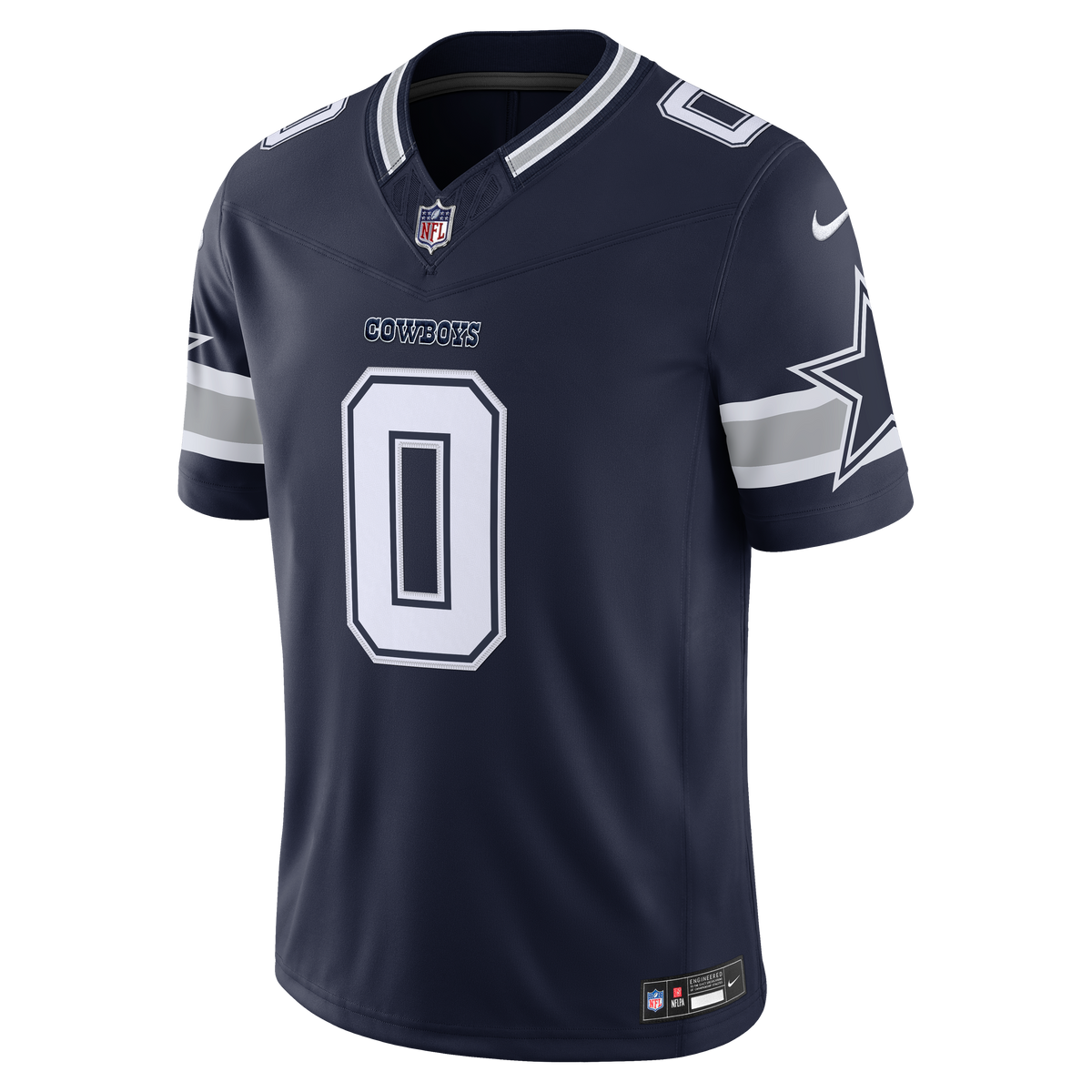 Men's Dallas Cowboys DeMarvion Overshown Nike Navy Team Vapor F.U.S.E. Stitched Limited Jersey