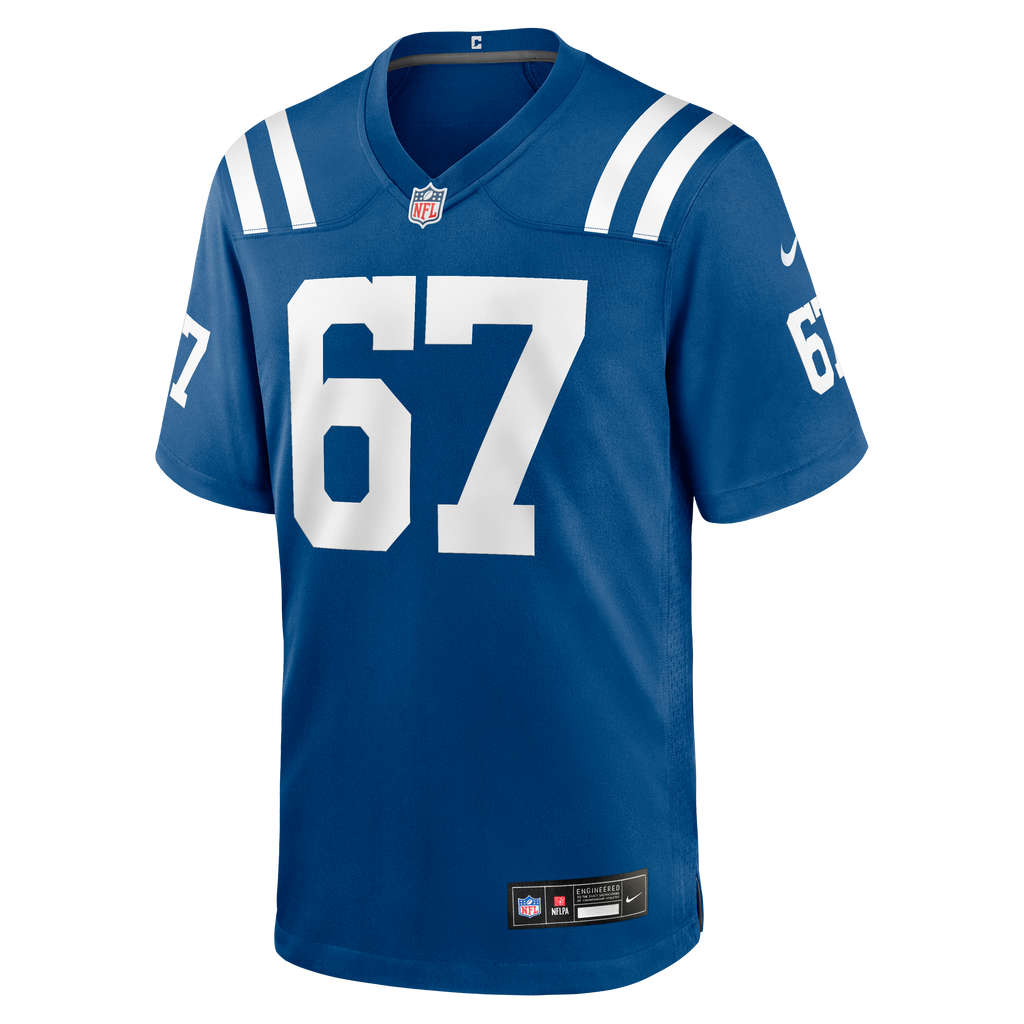 Men's Indianapolis Colts Luke Tenuta Nike  Royal Team Game Jersey