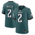 Men's Philadelphia Eagles Tariq Woolen Nike Midnight Green Team Game Jersey