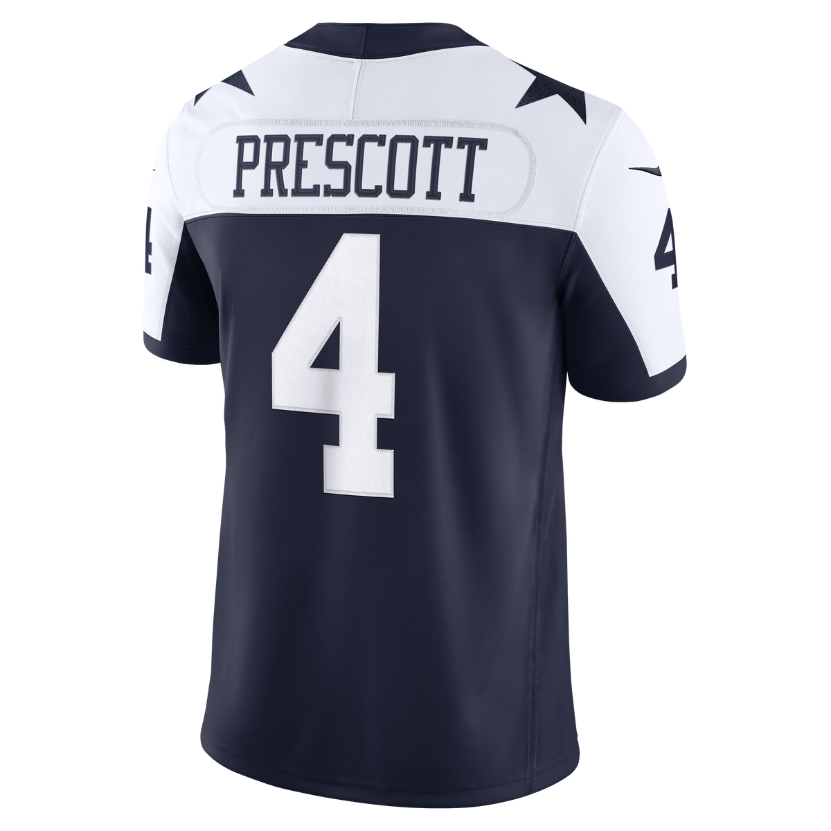 Men's Dallas Cowboys Dak Prescott Nike Navy Alternate Vapor F.U.S.E. Stitched Limited Jersey