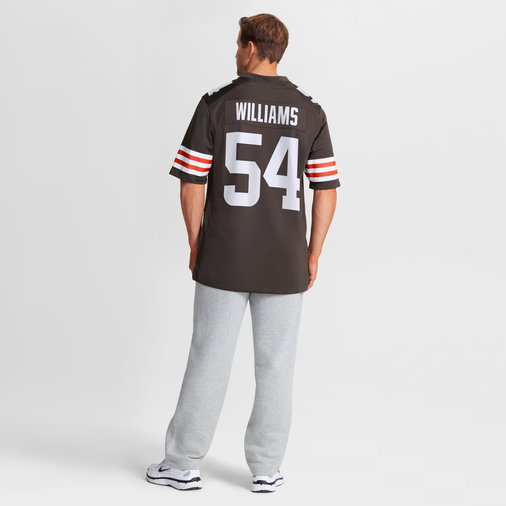 Men's Cleveland Browns Sam Williams Nike Brown Team Game Jersey