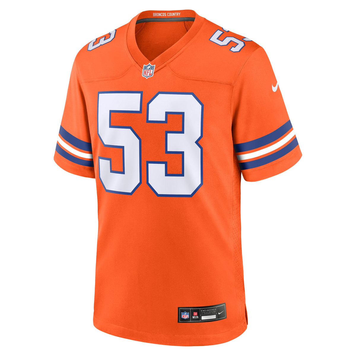 Men's Denver Broncos Randy Gradishar Nike Orange Retired Player Alternate Game Jersey