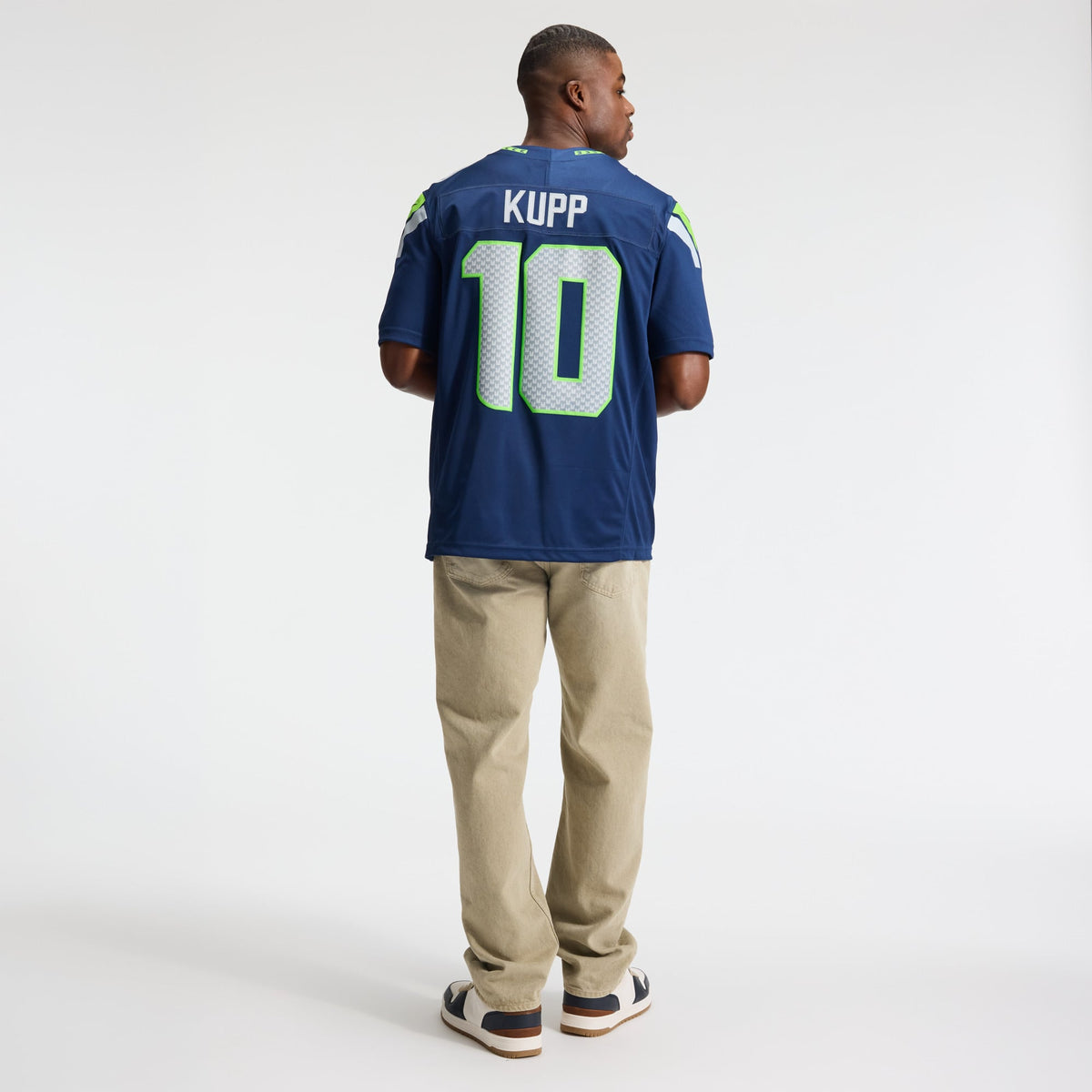Men's Seattle Seahawks Cooper Kupp Nike College Navy Team Vapor F.U.S.E. Stitched Limited Jersey