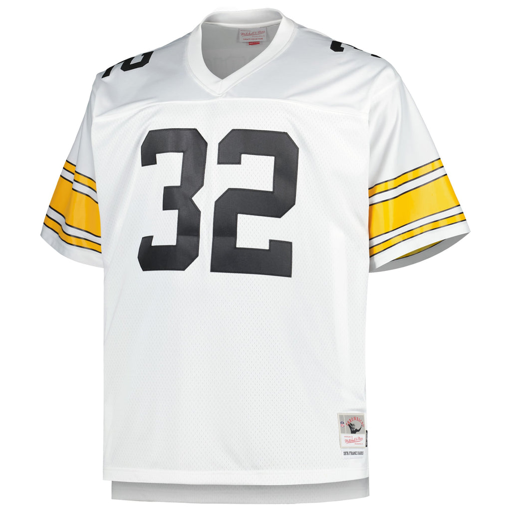 Men's Pittsburgh Steelers Franco Harris Mitchell & Ness Black Big & Tall 1976 Legacy Retired Player Jersey