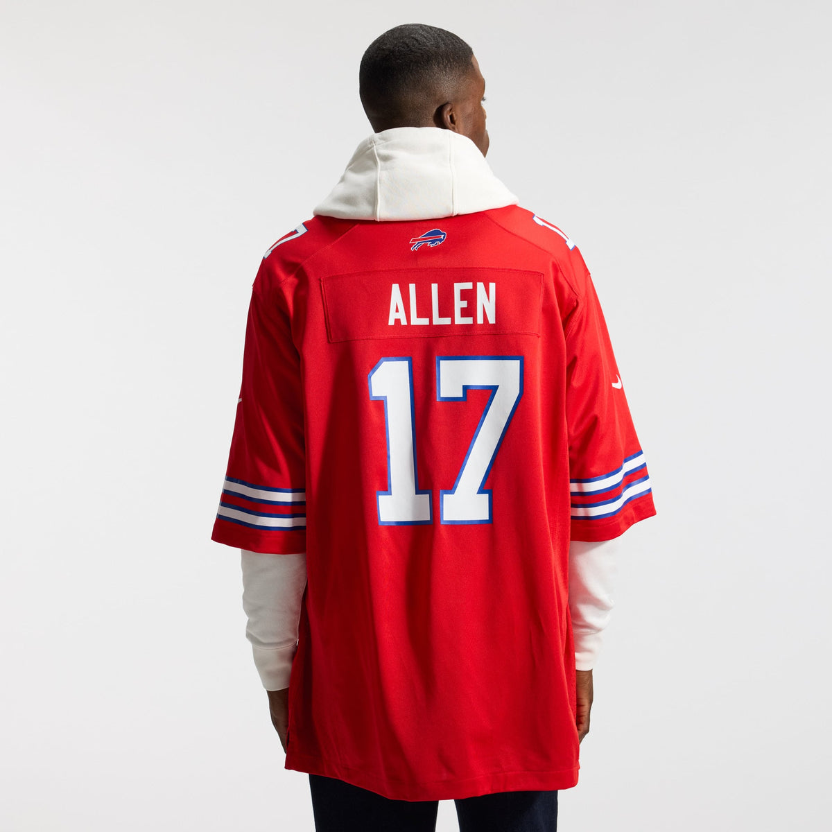 Men's Buffalo Bills Josh Allen Nike Gray Nickel City Game Jersey