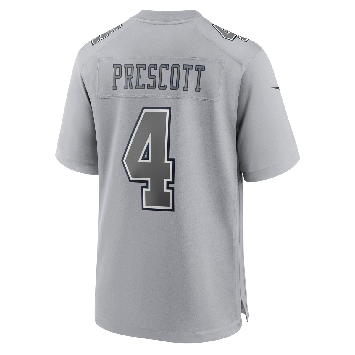 Men's Dallas Cowboys Dak Prescott Nike Gray Atmosphere Fashion Game Jersey